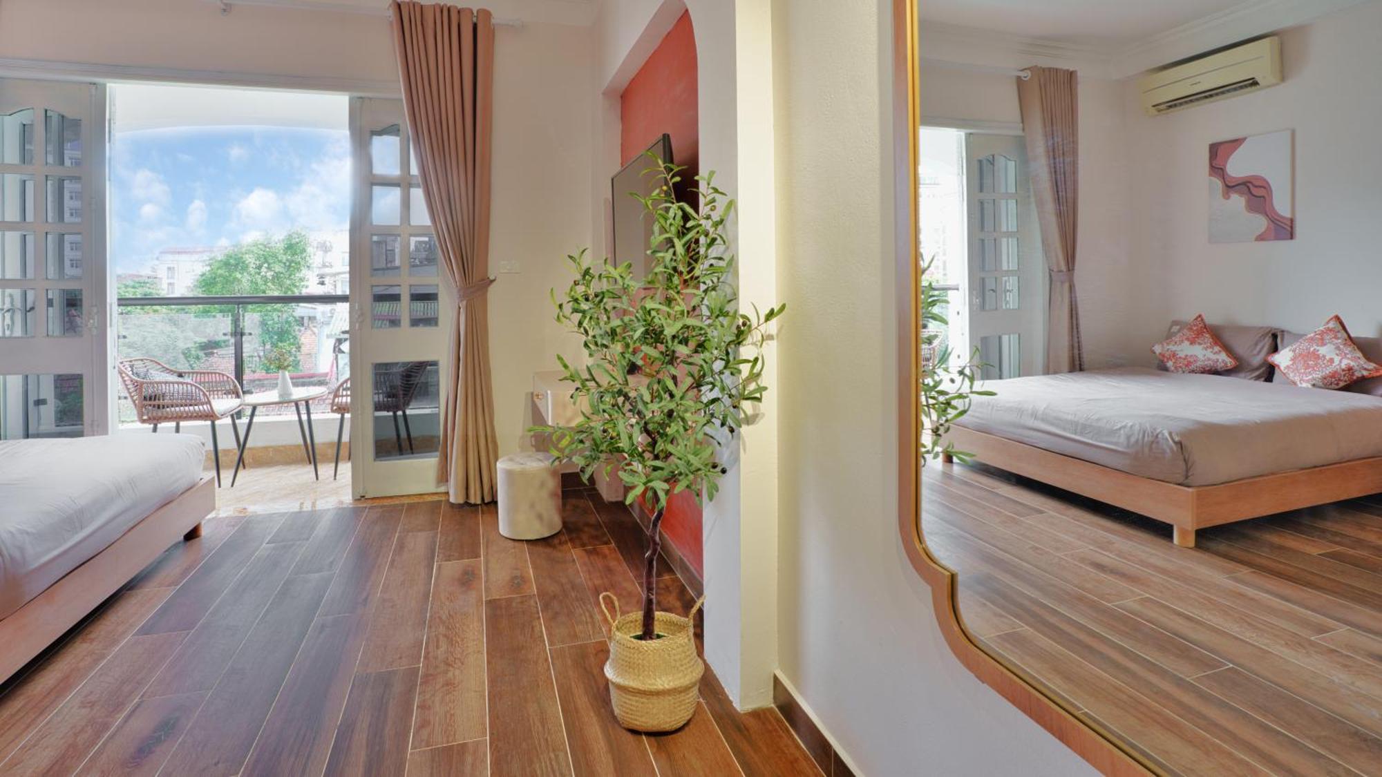 Annam Boutique Hotel-Elevator-5 Mins To Oldquarter ハノイ市 部屋 写真