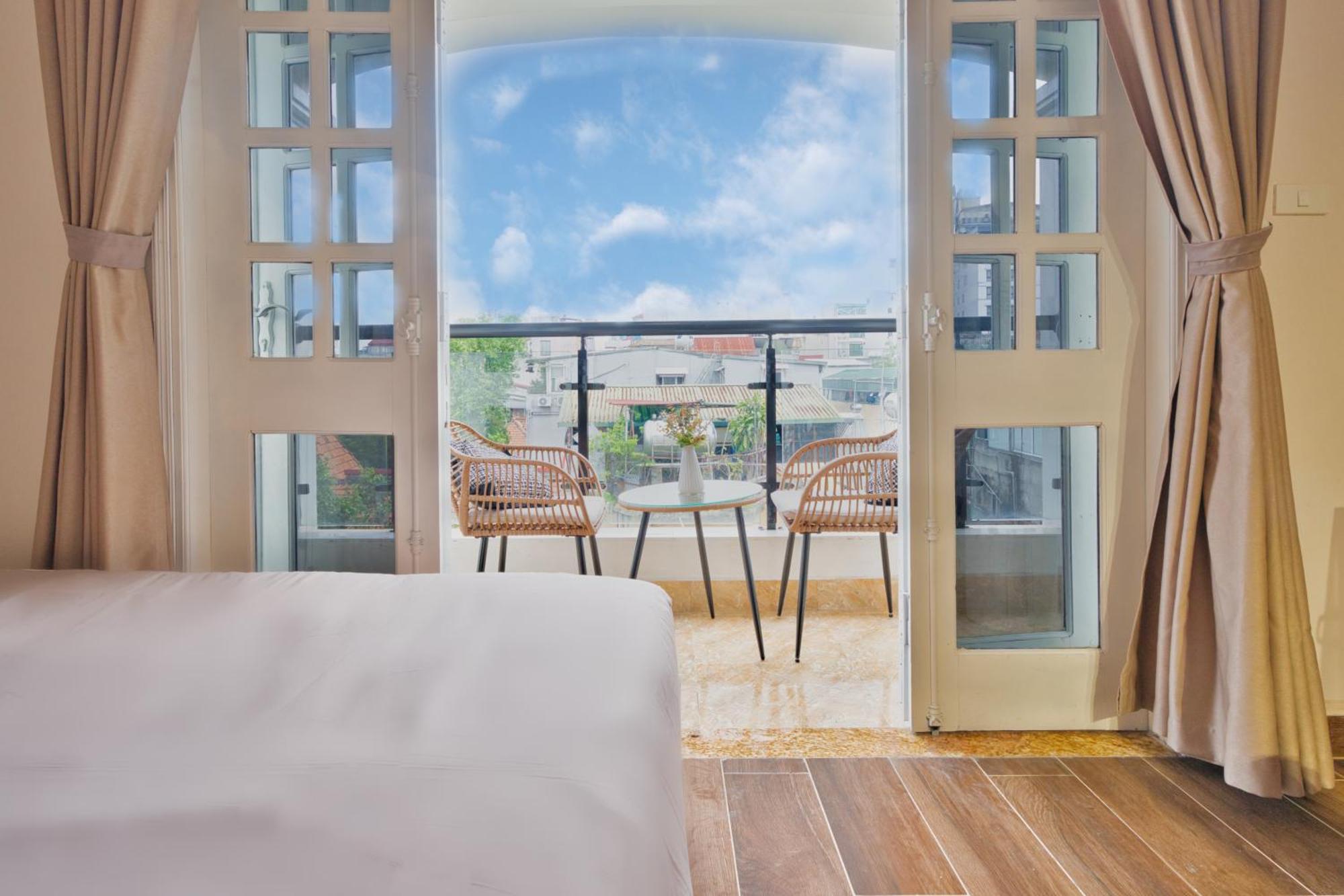 Annam Boutique Hotel-Elevator-5 Mins To Oldquarter ハノイ市 部屋 写真